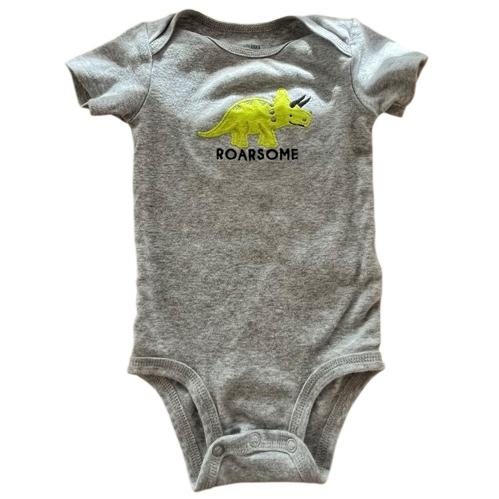 ❤️ 5 for $15! Simple Joys Dino “Roarsome” Bodysuit – Size 12M